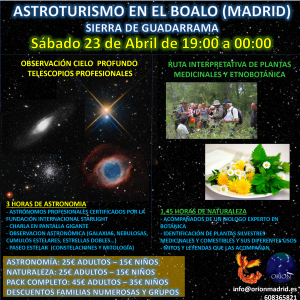 Orión Madrid El Boalo 2022-04-23